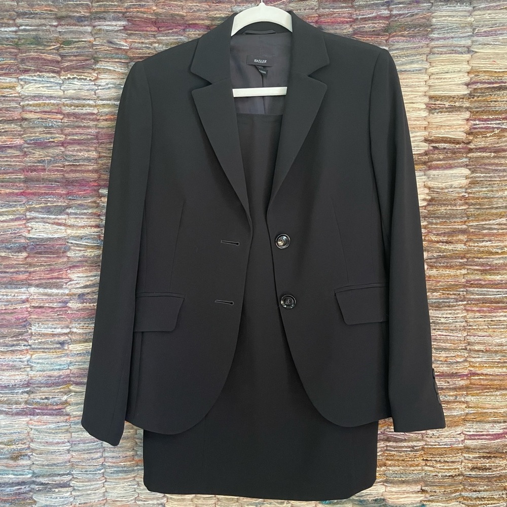 BASLER Black Pencil Skirt Suit